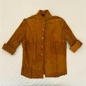 Caramel Butter Soft Suede shirt